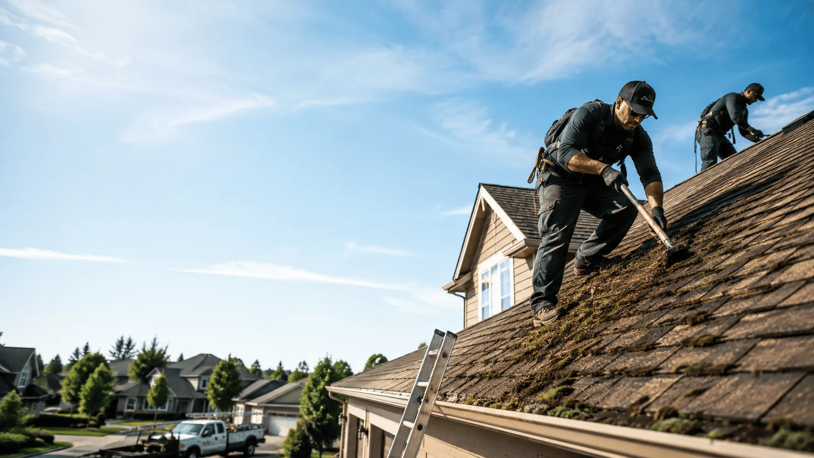Roof Moss Removal in Warbranch, KY near me